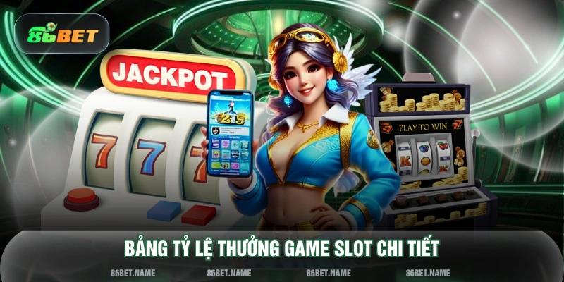 Bảng tỷ lệ thưởng game slot chi tiết