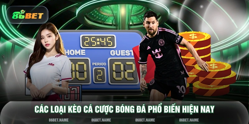 Các loại kèo cá cược bóng đá phổ biến hiện nay